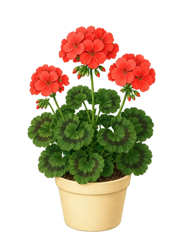 Rostlina: Pelargonium zonale